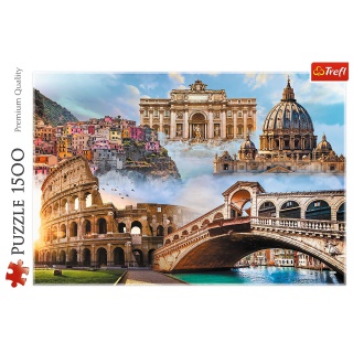 Puzzle 1500 - Ulubione miejsca: Włochy , 1500 elementów, Puzzle