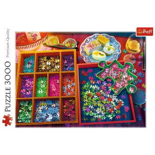 Puzzle 3000 - Wieczór z puzzlami !!, 3000 elementów, Puzzle