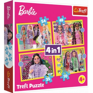 Puzzle 4w1 - Wesoły świat Barbie !!, Podkategoria, Kategoria