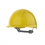 EVOLite® Mid Peak vented Yellow Helmet - Slip Ratchet