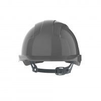 EVOLite® Mid Peak vented Grey Helmet - Slip Ratchet