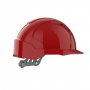 EVOLite® Mid Peak vented Red Helmet - Slip Ratchet