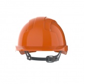 EVOLite® Mid Peak vented Orange Helmet - Slip Ratchet