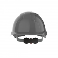 EVOLite® Mid Peak vented Grey Helmet - Wheel Ratchet
