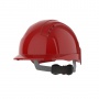 EVOLite® Mid Peak vented Red Helmet - Wheel Ratchet
