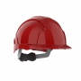 EVOLite® Mid Peak vented Red Helmet - Wheel Ratchet