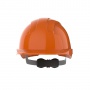 EVOLite® Mid Peak vented Orange Helmet - Wheel Ratchet