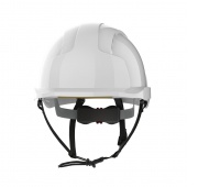 Evolite Linesman, unvented,White Helmet, Wheel Ratchet