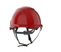 Evolite Linesman, unvented,Red Helmet, Slip Ratchet