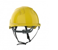 Evolite Linesman, vented,Yellow Helmet, Slip Ratchet