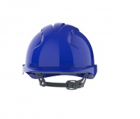 Evo 2® Mid Peak, unvented Blue Helmet - Slip Ratchet