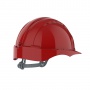 Evo 3® Mid Peak,unvented Red Helmet - Slip Ratchet