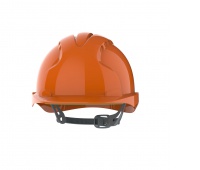 Evo 3® Mid Peak,unvented Orange Helmet - Slip Ratchet