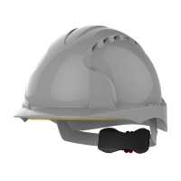Evo 3® Mid Peak,vented Grey Helmet - Wheel Ratchet