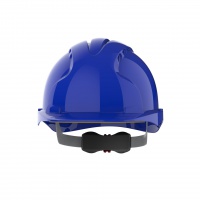Evo 3® Mid Peak,vented Blue Helmet - Wheel Ratchet