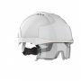 EVO®VISTAlens®, vented, integrated spectacles, White/White Helmet