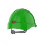 Evo 2® Mid Peak, vented Green Helmet - Slip Ratchet