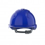 Evo 2® Mid Peak, vented Blue Helmet - Slip Ratchet