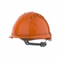 Evo 2® Mid Peak, vented Orange Helmet - Slip Ratchet