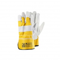 Rękawice Vic Tec RS, robocze typu doker, rozm. 10, żółte, Rękawice, Ochrona indywidualna