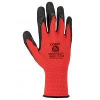 Rękawice Cobra TK, montażowe, rozm. 6, czerwone, Rękawice, Ochrona indywidualna