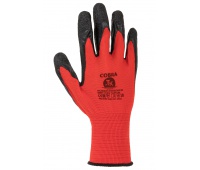 Rękawice Cobra TK, montażowe, rozm. 7, czerwone, Rękawice, Ochrona indywidualna