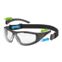 Stealth™ Hybrid Safety Specs / Goggles - Clear K&N