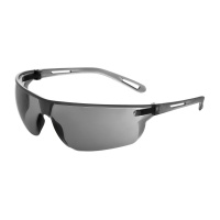 Stealth™ 16g Lightweight Safety Specs - Smoke Anti-scratch Lenses