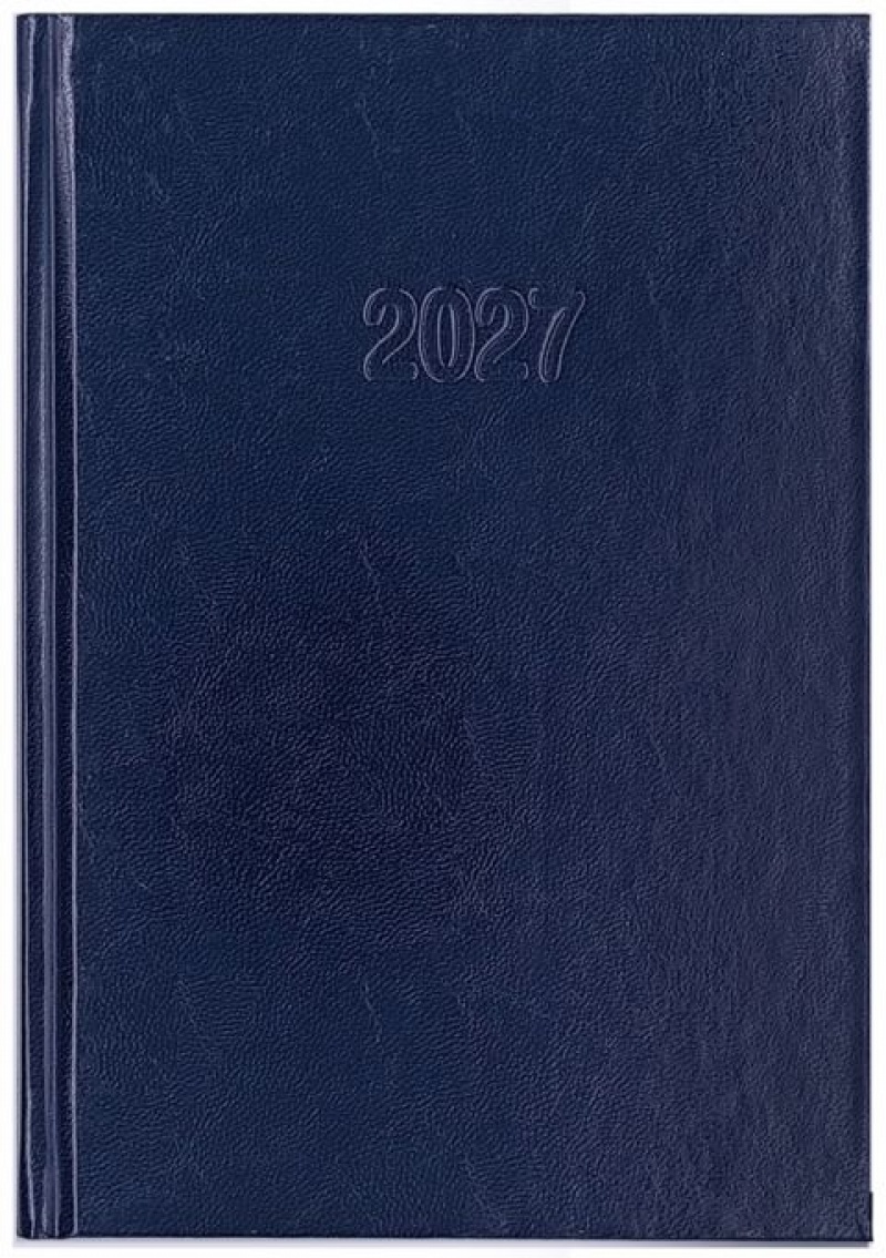 KALENDARZ INFO A5 GRANATOWY 2027, Dzienne, Kalendarze