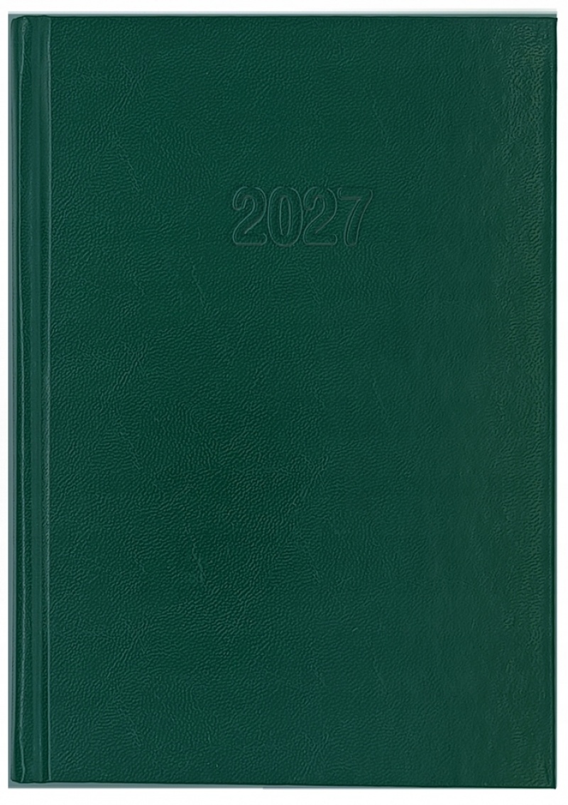 KALENDARZ INFO A5 ZIELONY 2027, Dzienne, Kalendarze