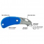 Nóż bezpieczny, składany PSC2, niebieski, Noże, Koperty i akcesoria do wysyłek