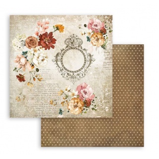 STAMP BLOK PAP.SCRAP.30x30cm.GARDEN OF PROM.10ARK., Scrapbooking, Art. kreatywne