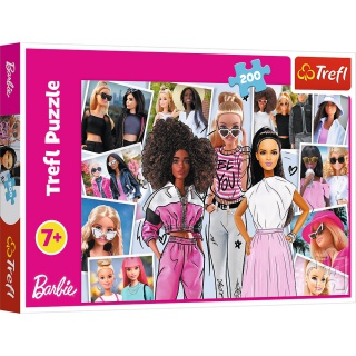 PUZZLE 200 - W świecie Barbie !!, 200 elementów, Puzzle