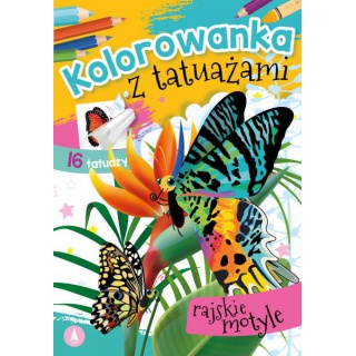KOLOROWANKA Z TATUAŻEM - RAJSKIE MOTYLE, Podkategoria, Kategoria