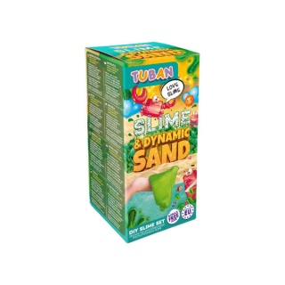 ZESTAW &ndash; DIY TUBAN SLIME & DYNAMIC SAND  , Gluty, gniotki, Zabawki
