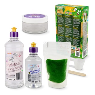ZESTAW &ndash; DIY TUBAN SLIME & DYNAMIC SAND XL, Gluty, gniotki, Zabawki