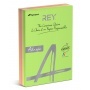 Papier ksero REY ADAGIO, A4, 80gsm, mix kolorów fluo, *RYADA080X909 R200, 4x125 ark., Papier do kopiarek, Papier i etykiety