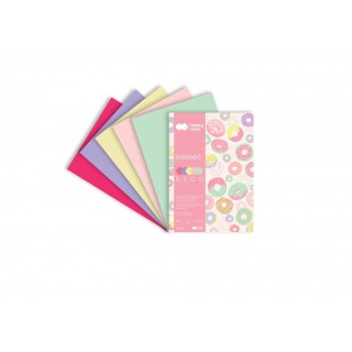 Blok Deco SWEET 170 g/m2 A4 20 ark. 5 kolorów, Podkategoria, Kategoria