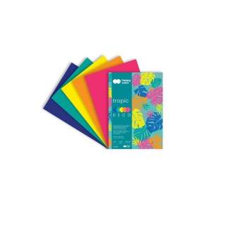 Blok Deco TROPIC 170 g/m2 A4 20 ark. 5 kolorów, Podkategoria, Kategoria