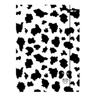Teczka kartonowa z gumką Black&White Krowa 24x31cm, Podkategoria, Kategoria