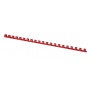 Binding combs OFFICE PRODUCTS, 6mm, 100 pcs., red