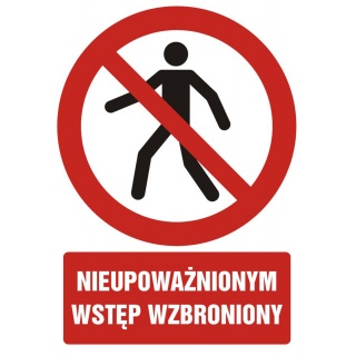 Znak TDC, Nieupoważnionym wstęp wzbroniony, Oznakowanie firm, Ochrona indywidualna