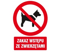 Znak TDC, Zakaz wstępu ze zwierzętami, Oznakowanie firm, Ochrona indywidualna