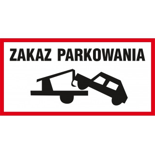 Znak TDC, Zakaz parkowania, Oznakowanie firm, Ochrona indywidualna