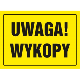 Znak TDC, Uwaga wykopy, Oznakowanie firm, Ochrona indywidualna