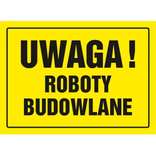Znak TDC, Uwaga roboty budowlane, Oznakowanie firm, Ochrona indywidualna