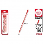 OŁÓWKI Z EMBLEMATAMI COCA-COLA 4 SZTUKI, Podkategoria, Kategoria