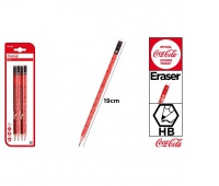 OŁÓWKI Z LOGO COCA-COLA 4 SZTUKI, Podkategoria, Kategoria