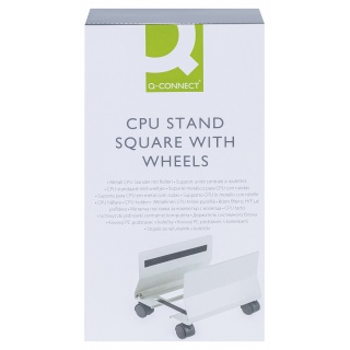 Platforma pod komputer stacjonarny Q-CONNECT, na k&oacute;łkach, do 15 KG, stalowa, Ergonomia, Akcesoria komputerowe