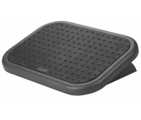 Q-Connect premium Footrest with rubber mat, black